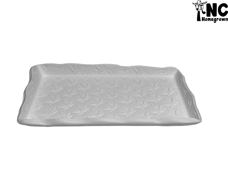 Hippie Leaf Embossed Tray